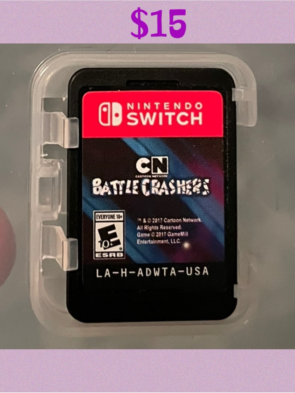 Nintendo Switch Battle Crasherz Game Card - Black & Red